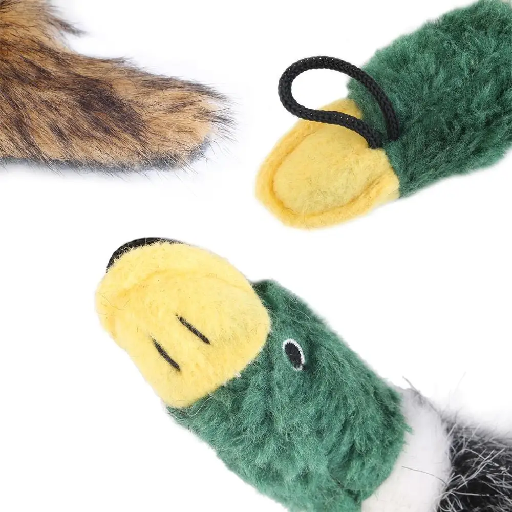 2022 Classic Dog Toys Stuffed Squeaking Duck Dog Toy Plush Puppy Honking Duck for Dogs pet chew squeaker squeaky toy images - 6