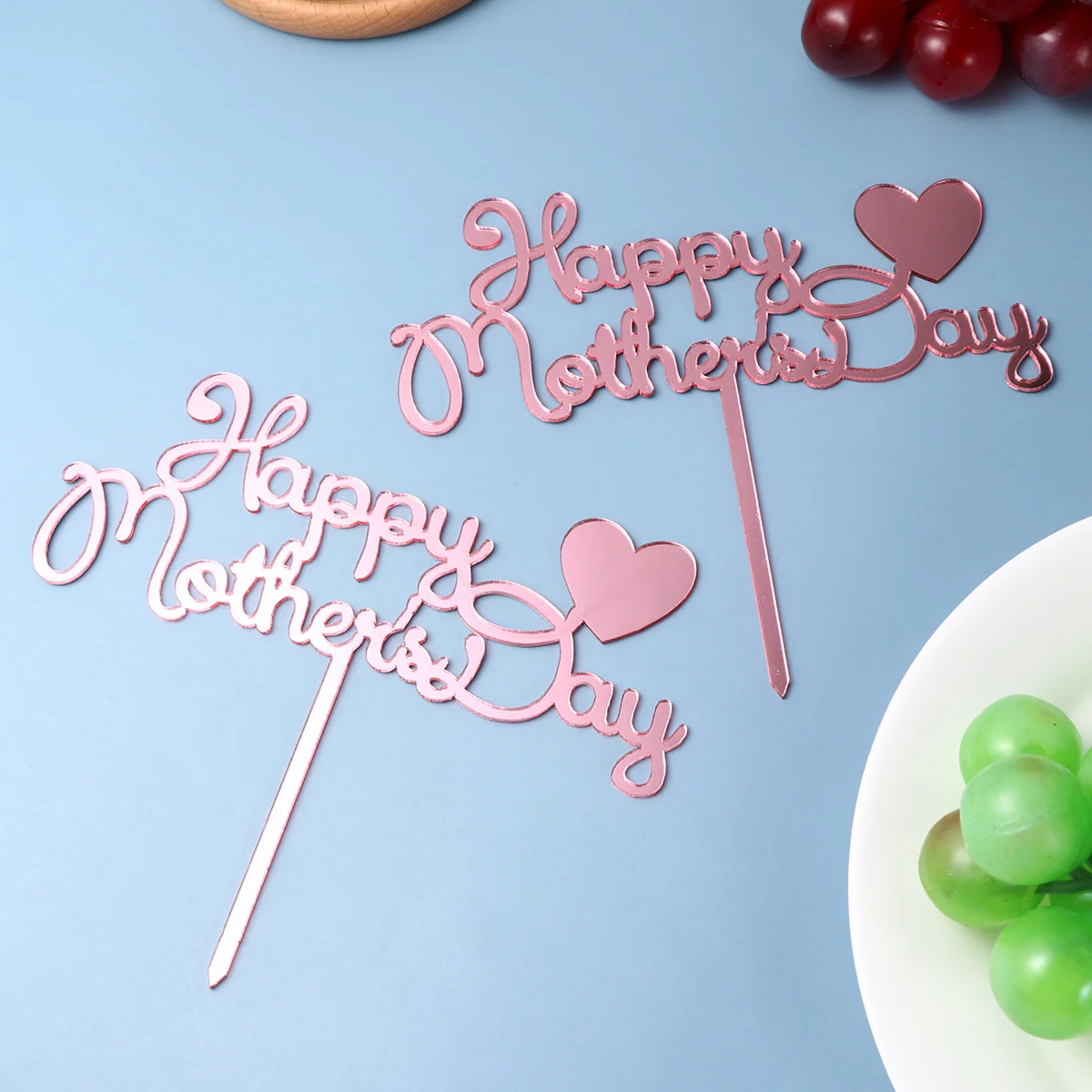 10 шт. выбор для кексов мамы декор в форме сердца топпер на день матери мисс