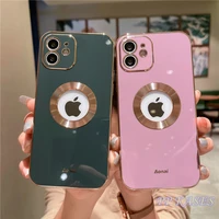jome luxury gold electroplated phone case for iphone 13 12 pro max 11 pro soft silicone quality clear logo camera protection