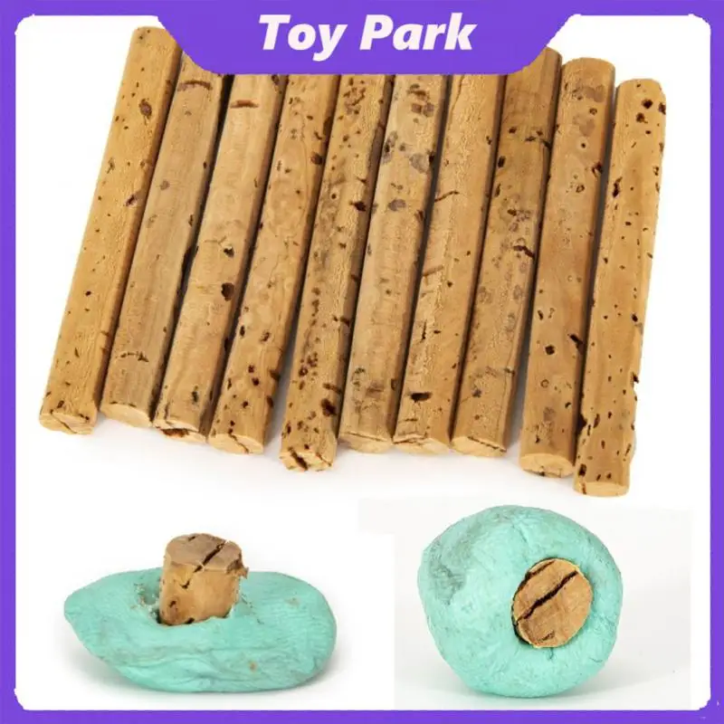 

Oak Buoyancy Stick Wood Color 5cm Cork Stick 10pcs Wooden Stick Fishing Accessories Fishing Bait