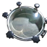 304 food and beverage sanitation stainless steel manhole and observation mirror