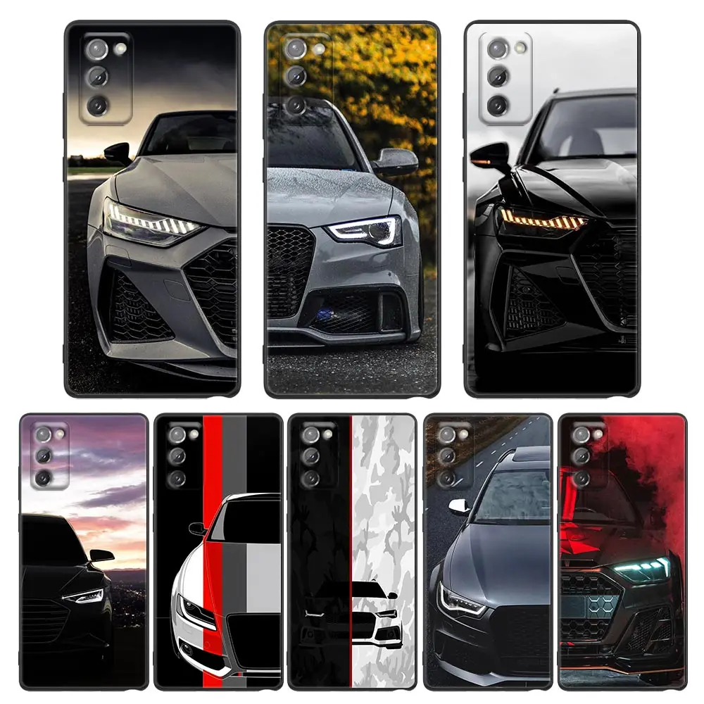 

Black A-Audi Luxury Cars Case For Samsung Galaxy M62 M52 M51 M42 M33 M32 M31 M30sM23 M22 M21 M12 M11 F62 F52 F42 F41 F22 F12 A9