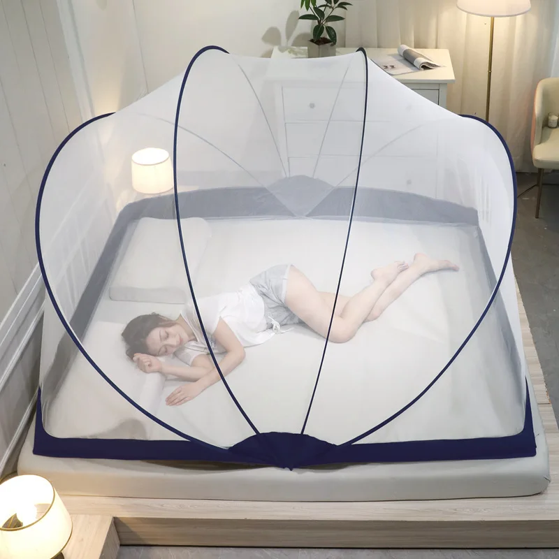 

Space capsule type 1second folding mosquito net home free installation student dormitory single anti-mosquito magic mosquito net