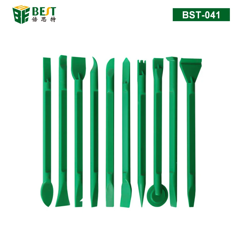 BST-041 10 in 1 Double Head Plastic Pry Opening Tool Spudger For iPhone Mobile Phone Laptop PC AssembleDisassemble Repair Tools