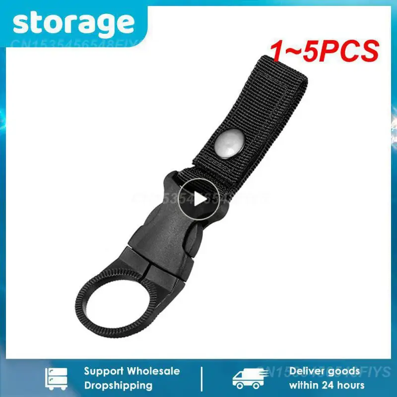 

1~5PCS Outdoor Waterbottle buckle hook Nylon Webbing Buckle Hook Climb Carabiner Belt Backpack Hanger Camp Water Bottle Holder