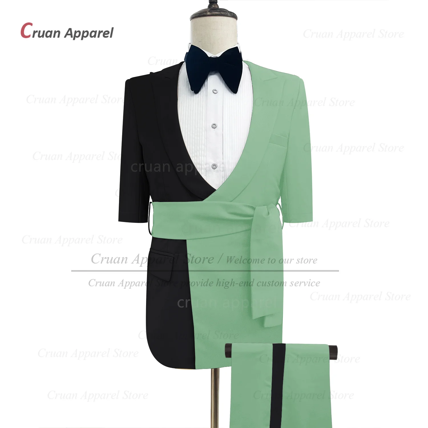 Модный черный костюм для мужчин вечерний ужин официальная одежда свадебная