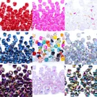 Биконусные бусины с австрийским кристаллом, ярко-фиолетовые бусины AB 4 мм, 100 шт., 5301 свободные бусины с кристаллами для ожерелий, браслетов, ювелирные изделия ручной работы