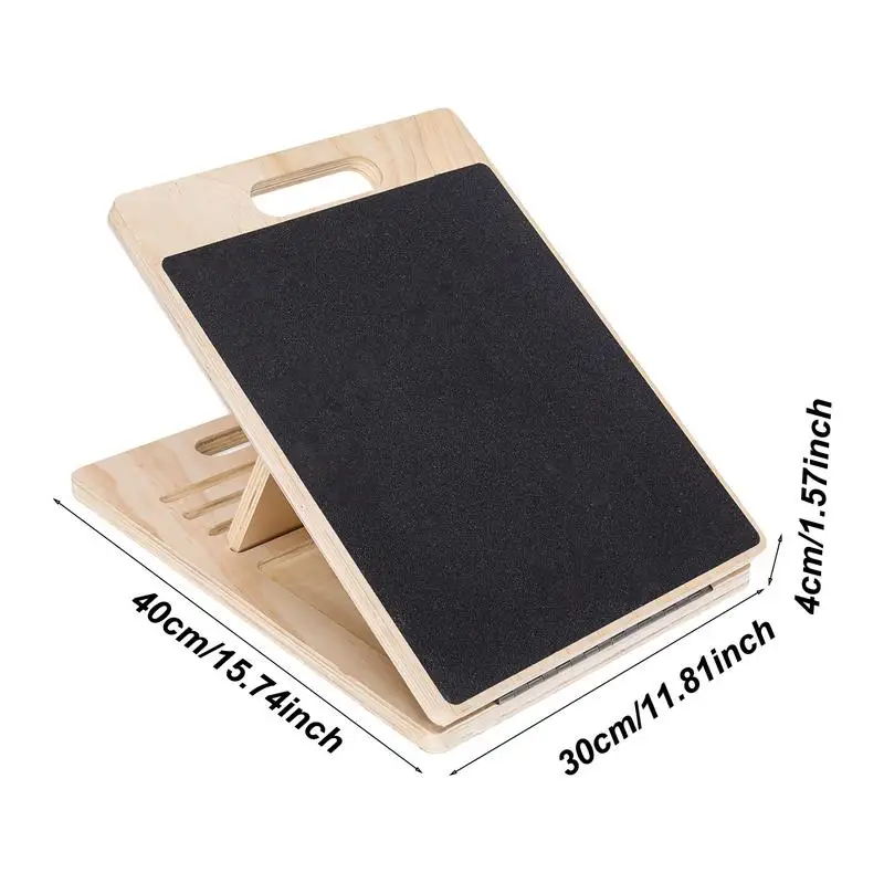 Портативная растягивающаяся доска для мышц ног деревянное растягивающее