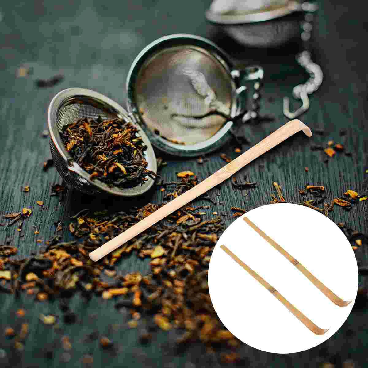 

2 natural Scoop Matcha Spoon Teaspoons Matcha Tool