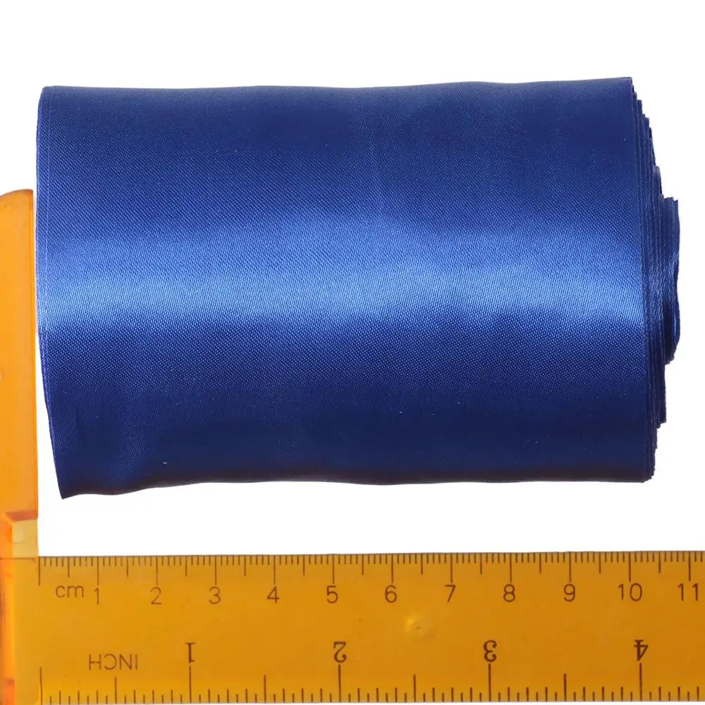 Королевская Синяя лента шириной 4 дюйма X 22 ярда широкая атласная