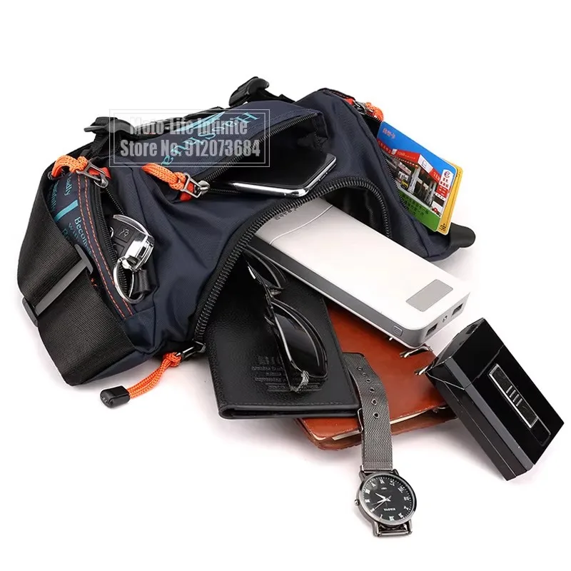 Мотоциклетная сумка мужская водонепроницаемая легкая многофункциональная