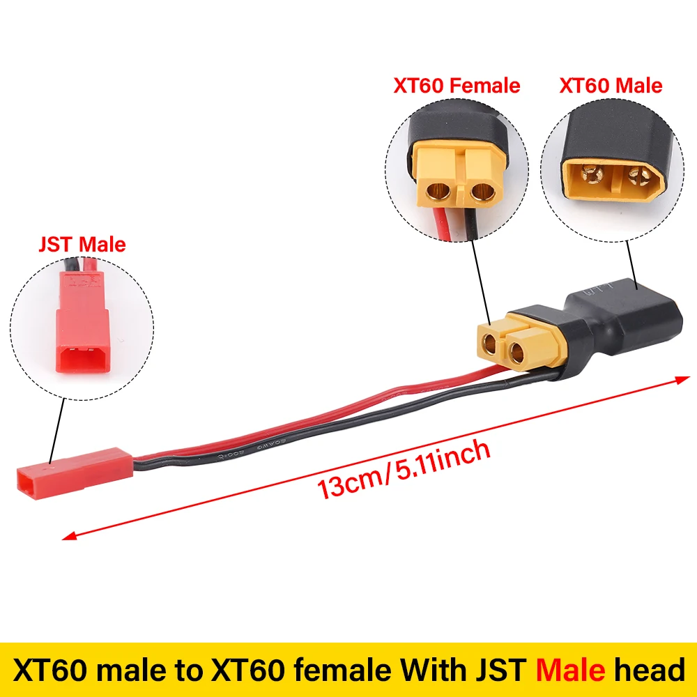 

XT60 «папа-мама» JST «мама/папа линейный адаптер питания Lipo разъем для радиоуправляемой батареи Lipo удлинительный кабель