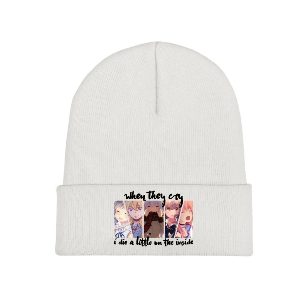 

Вязаная шапка Anohana аниме, вязаная шапка, вязаная шапка, шапка s Skullies, мягкая шапочка, теплые шапки