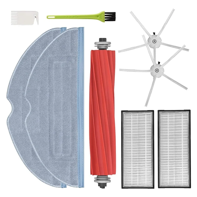 

For Roborock S7 Accessory Mop Cloth Washable Hepa Filter Side Brush For S7 Plus Robot Vacuum Cleaner Main Brush