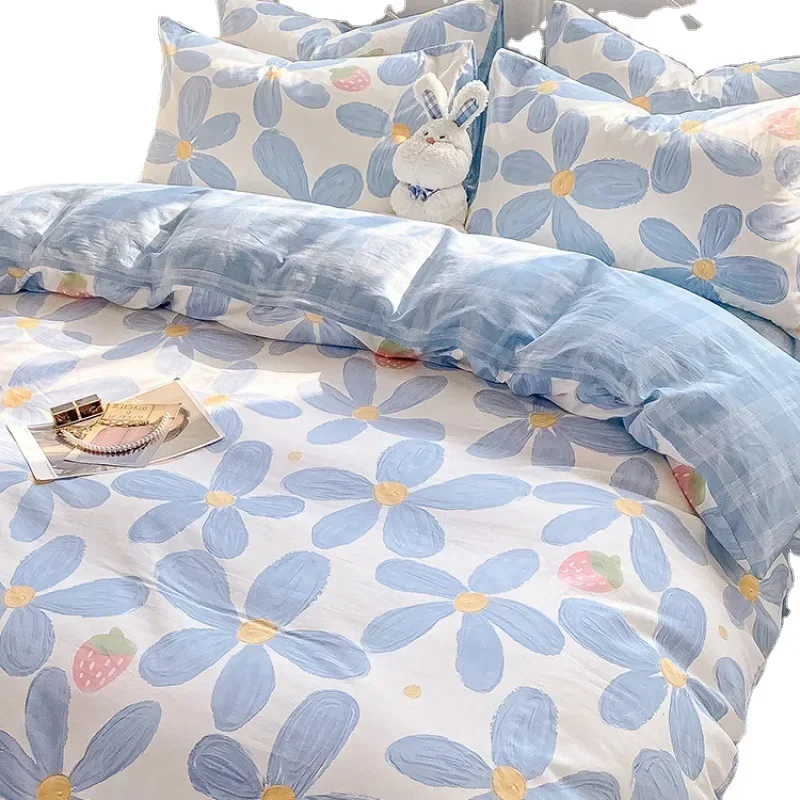 Комплект постельного белья из четырех предметов в стиле Ins покрывало и для