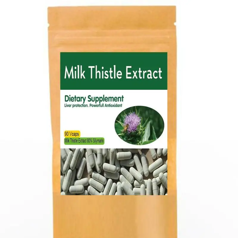 

100pcs, Milk Thistle Seed Extract Silymarin Capsule