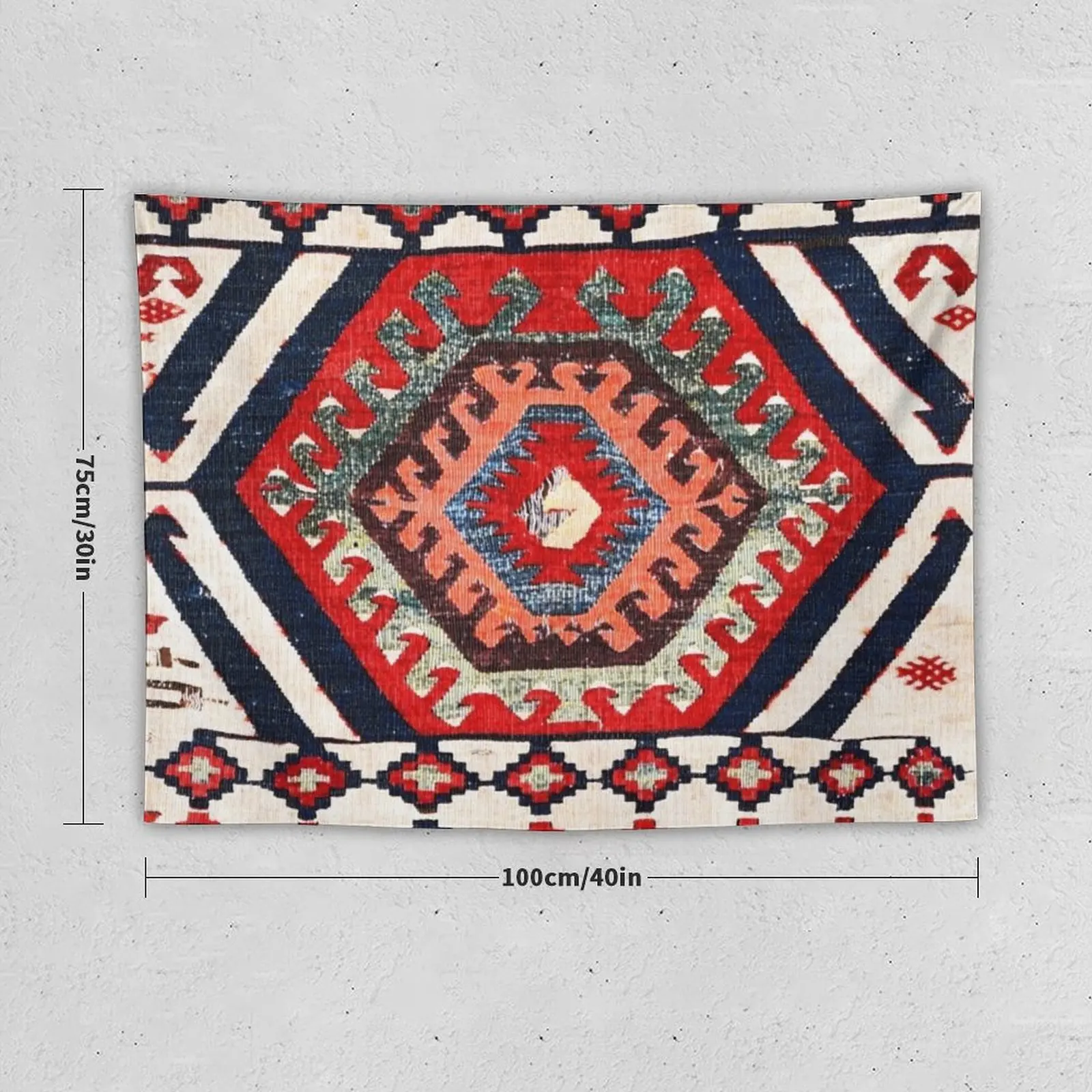 Hotamis Konya центральный анатолийский фрагмент Kilim гобелен с принтом уличное