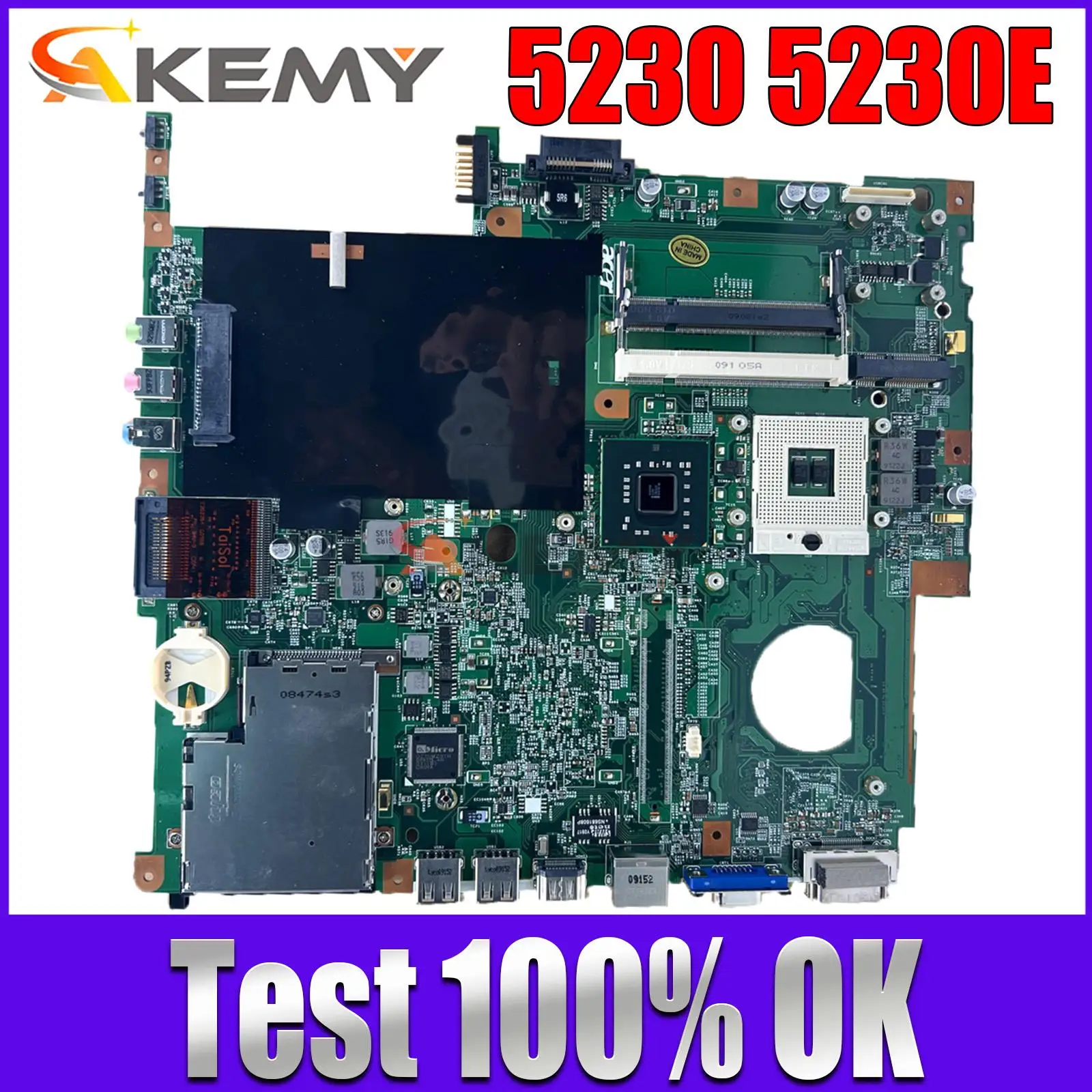 Материнская плата MBECU01001 для Acer Extensa 5230 5230Z 5230E 5430 5630 5630E 5630Z 5630EZ 5630G Homa MB 48,4z401.01m