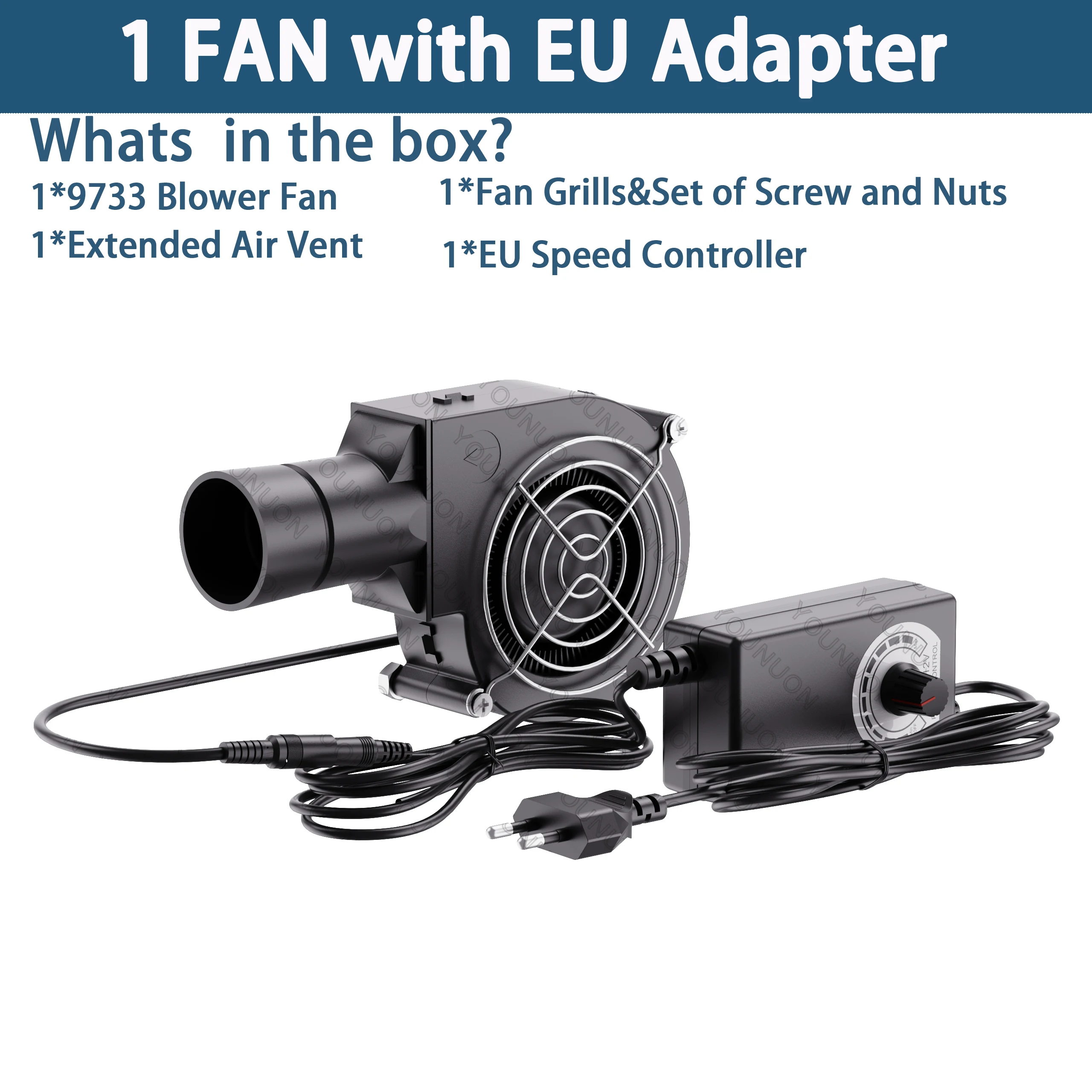 

YOUNUON Турбовентилятор 97 мм