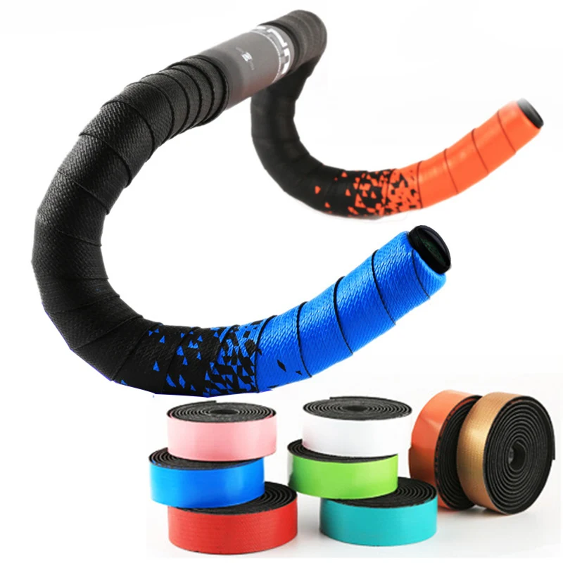 

Dead Fly Bicycle Bend Twisted Straps Bicycle Gradient Color Grip Cover Road Bike Handlebar Straps Cycling Handlebar Tape