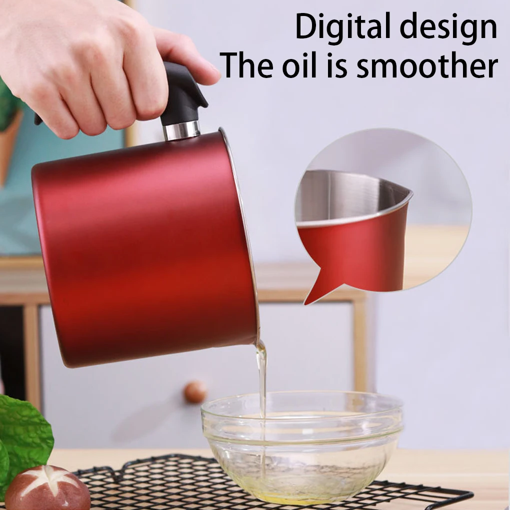 

Filter Pot Oil Bottle Kitchen Gadget Multicolored Multifunctional Storage Can