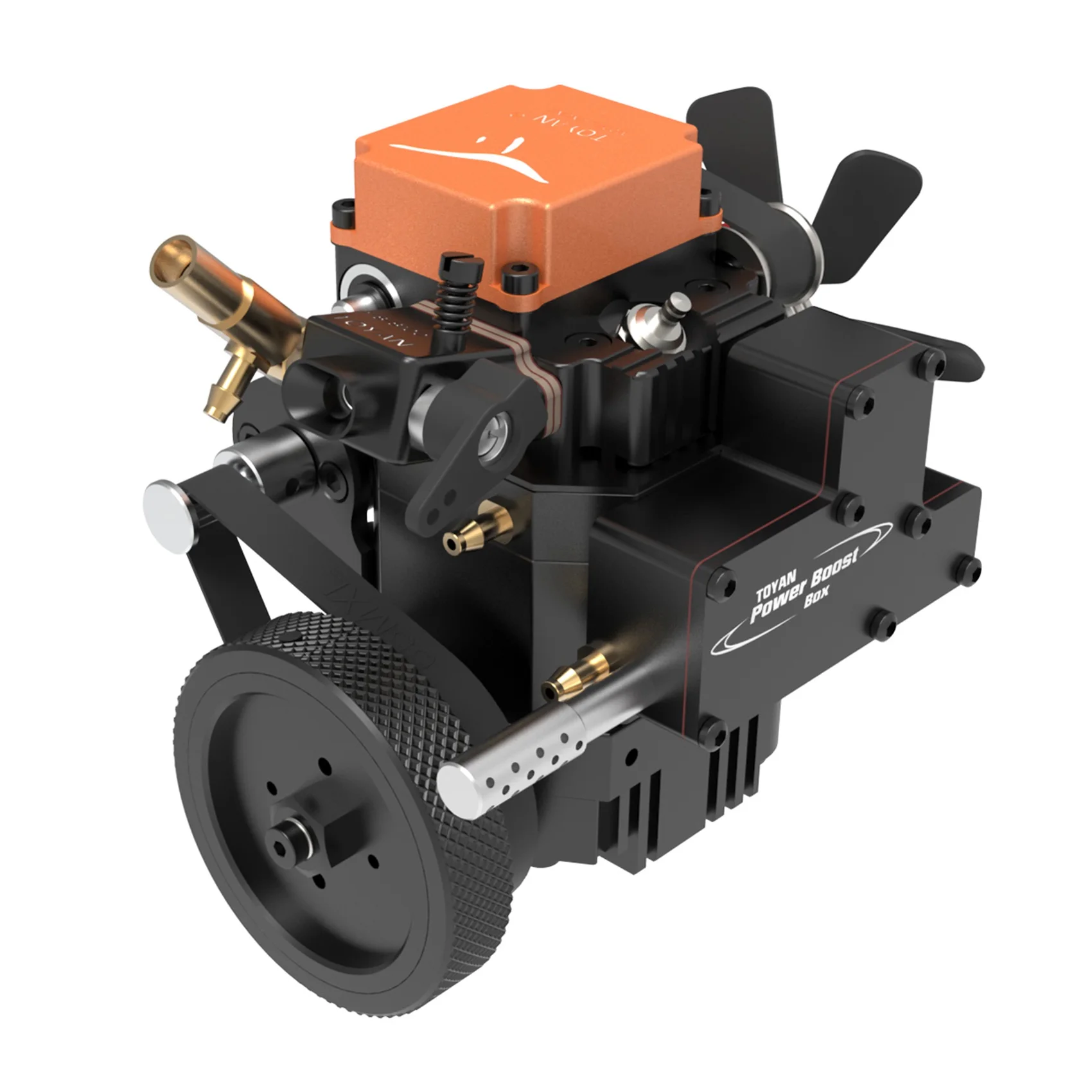 

TOYAN FS-S100WA1 Engine Single Cylinder 4 Stroke Model Water-Cooled Methanol Engine for RC Car Model Engine Kit