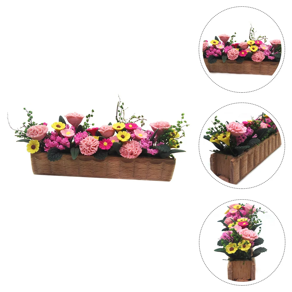 Деревянный горшечный домик для растений Детские принадлежности маленький