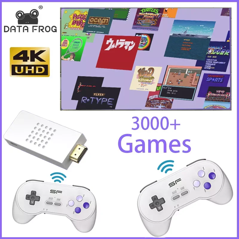 

Y2 Series SF900 Retro Game Console 4K HD Video Game Stick for SNES Wireless Controller 16 Bit Consolas De Videojuegos for NES