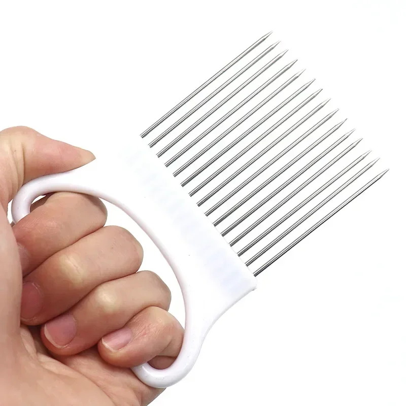 Нержавеющая сталь игла для лука вилка сосны мяса овощерезка фруктов резак