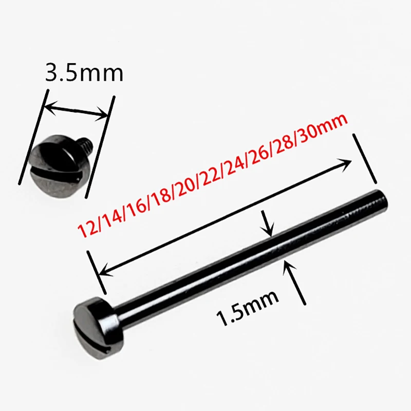 

Ремешок с резьбой диаметр 1,5 мм 12/14/16/18/20/22/24/26/28/30 мм
