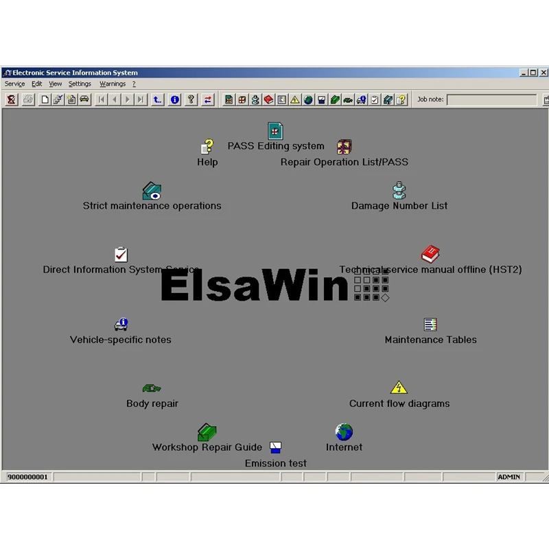 Фото Новейший Etka 8.3 ELSAWIN 6.0 новейшее программное обеспечение для обслуживания груповых автомобилей, каталог электронных запчастей, подходящий для V/W AU/DI SE/AT SKO/ №2