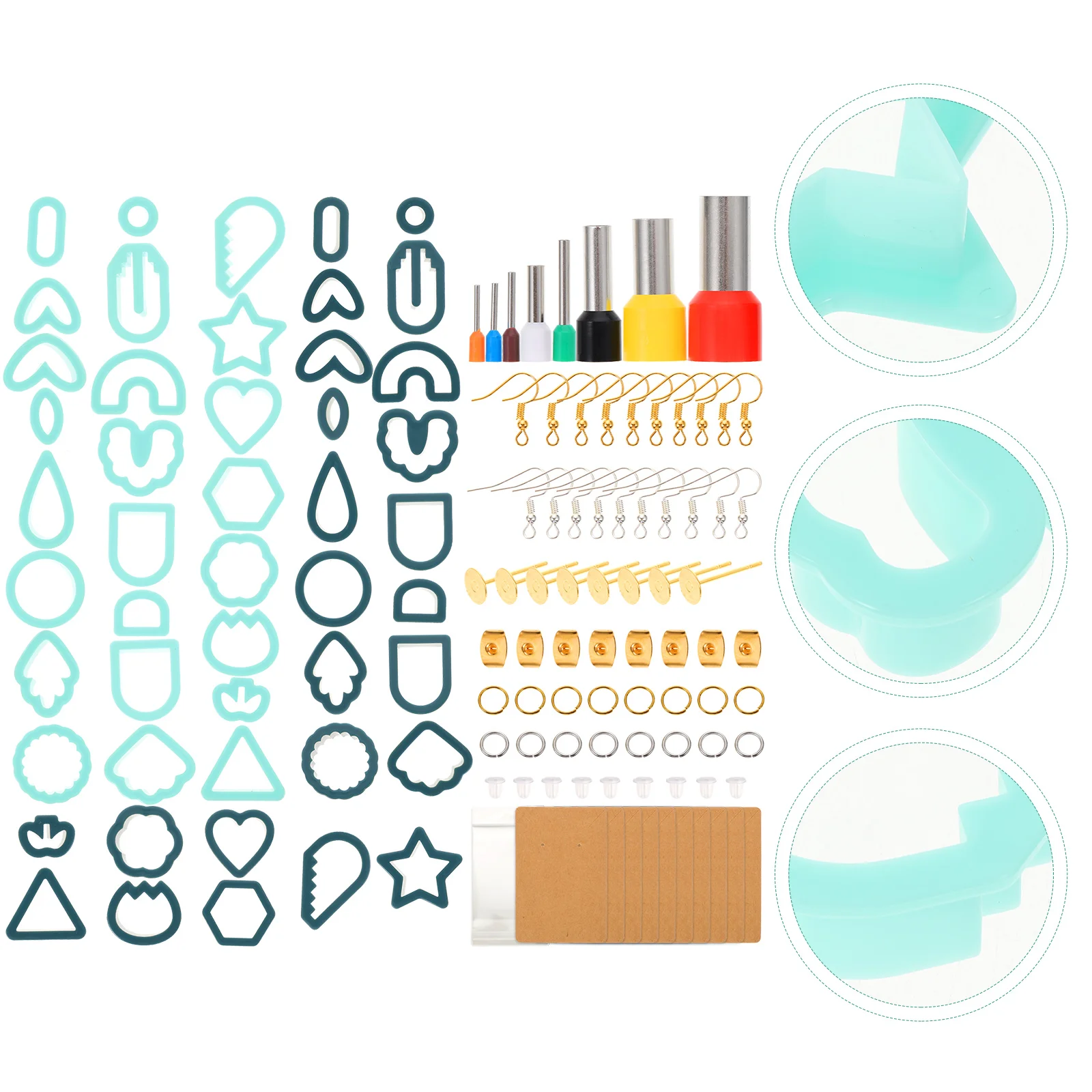 

1 Set Earrings Jewelry Pendant Making Cutters DIY Polymer Clay Earrings Cutters