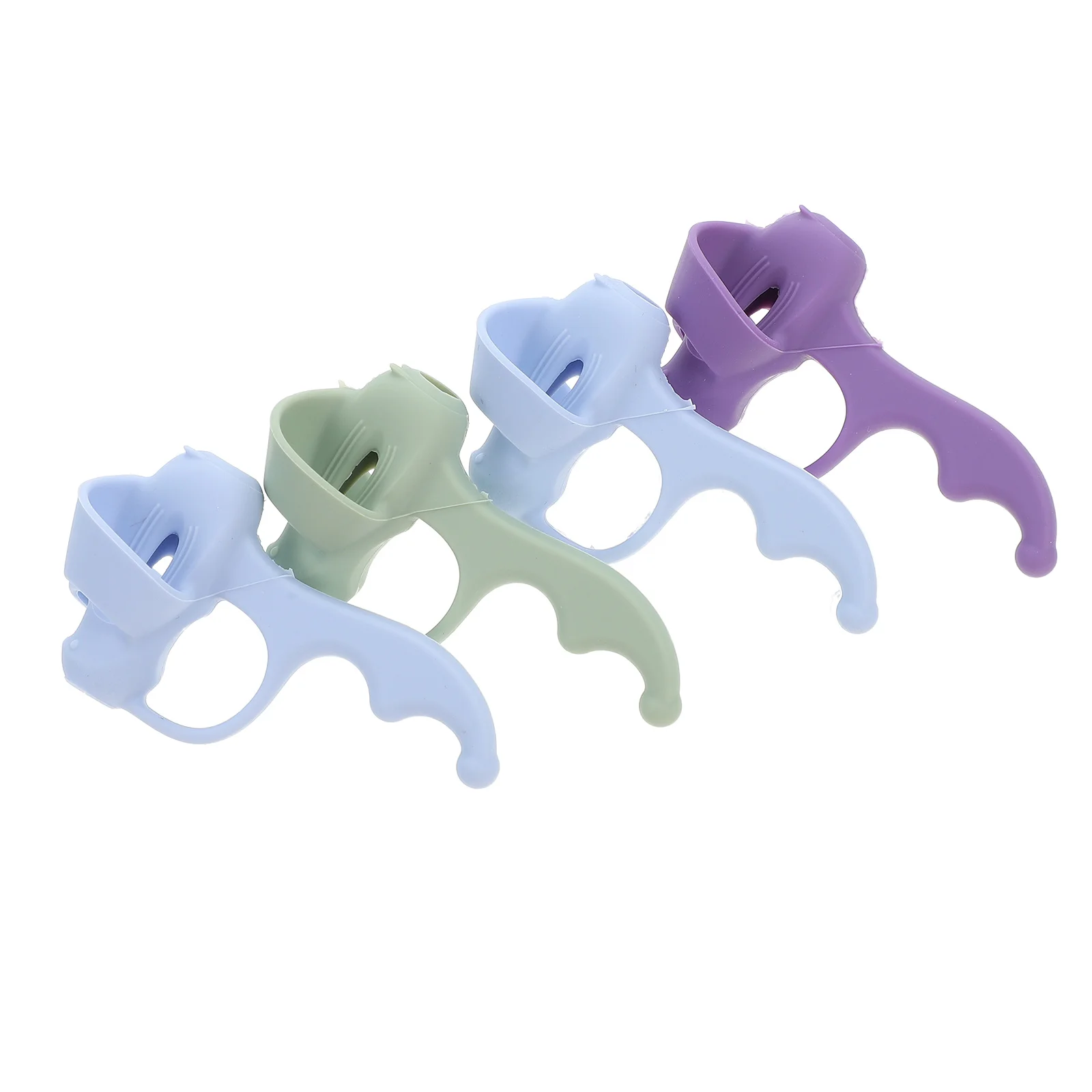 

4 Pcs Kid Pencils Corrector Posture Correction Writing Grip Soft Aids Silica Gel Silicone Kids Holder Organizer stationery