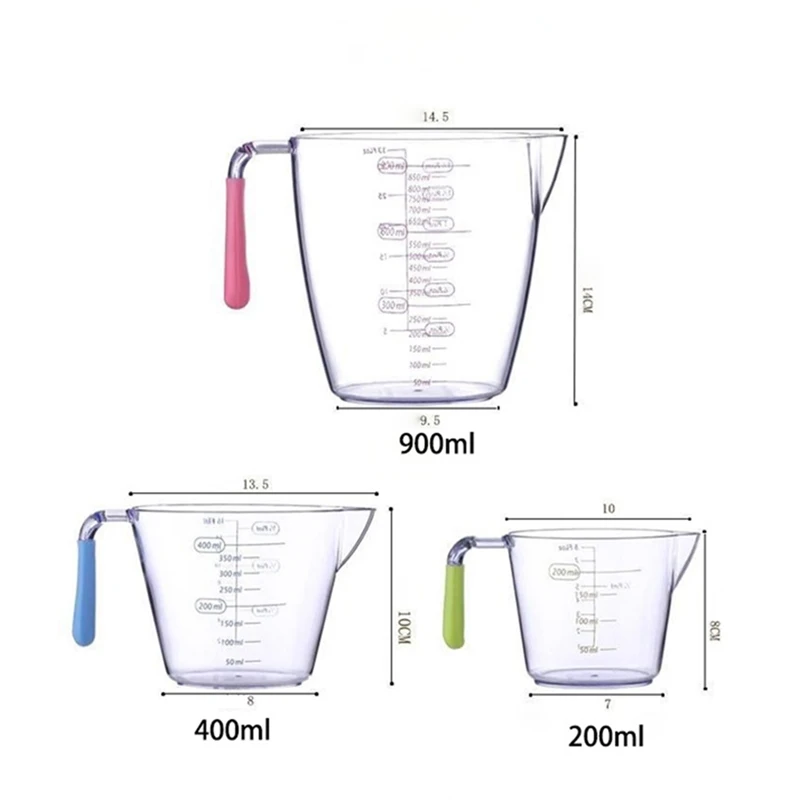 Пластиковый мерный стакан цифровой кувшин для выпечки приготовления пищи мерные