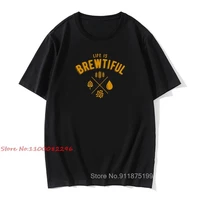 life is brewtiful mens beer t shirts bar alcohol drink novelty tees short sleeve round collar t shirt pure cotton party top