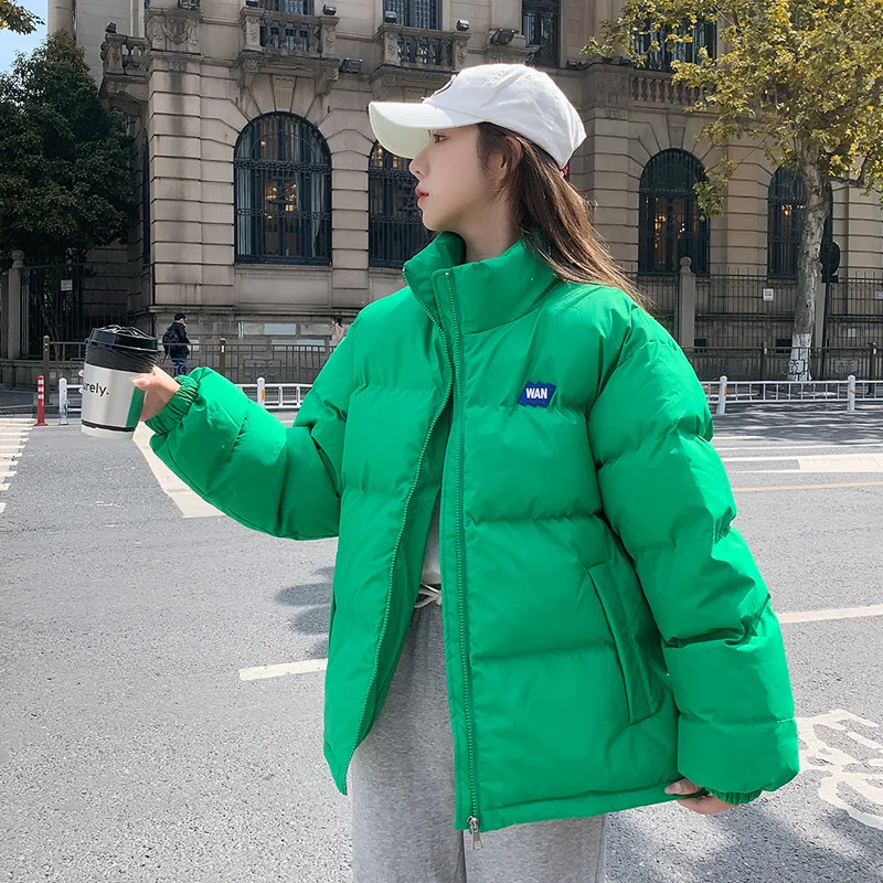 

2022 New Autumn and Winter Cotton Clothes Women's Short Thickened Bread Clothes Korean Version Loose Student Coat Padded Jacket