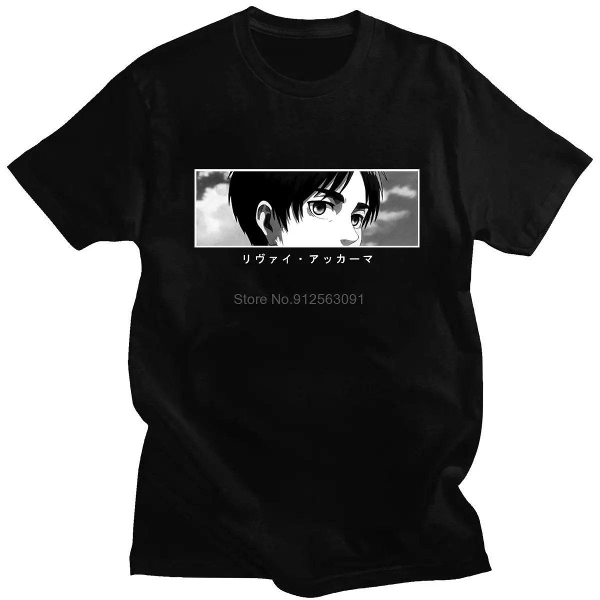 

Popular Attack on Titan Eren Yeager Brand T shirt Jujutsu Kaisen Hip-pop T-Shirt Comfortable TshirtsHigh Quality tees