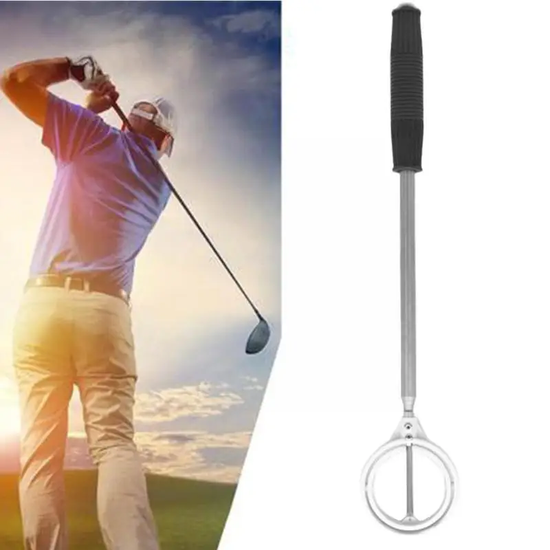 Steel Golf Ball Pick Up Tools Telescopic Golf Ball Retriever Retracted Golf Pick Catcher For Outdoor Sports Stuff N2P4