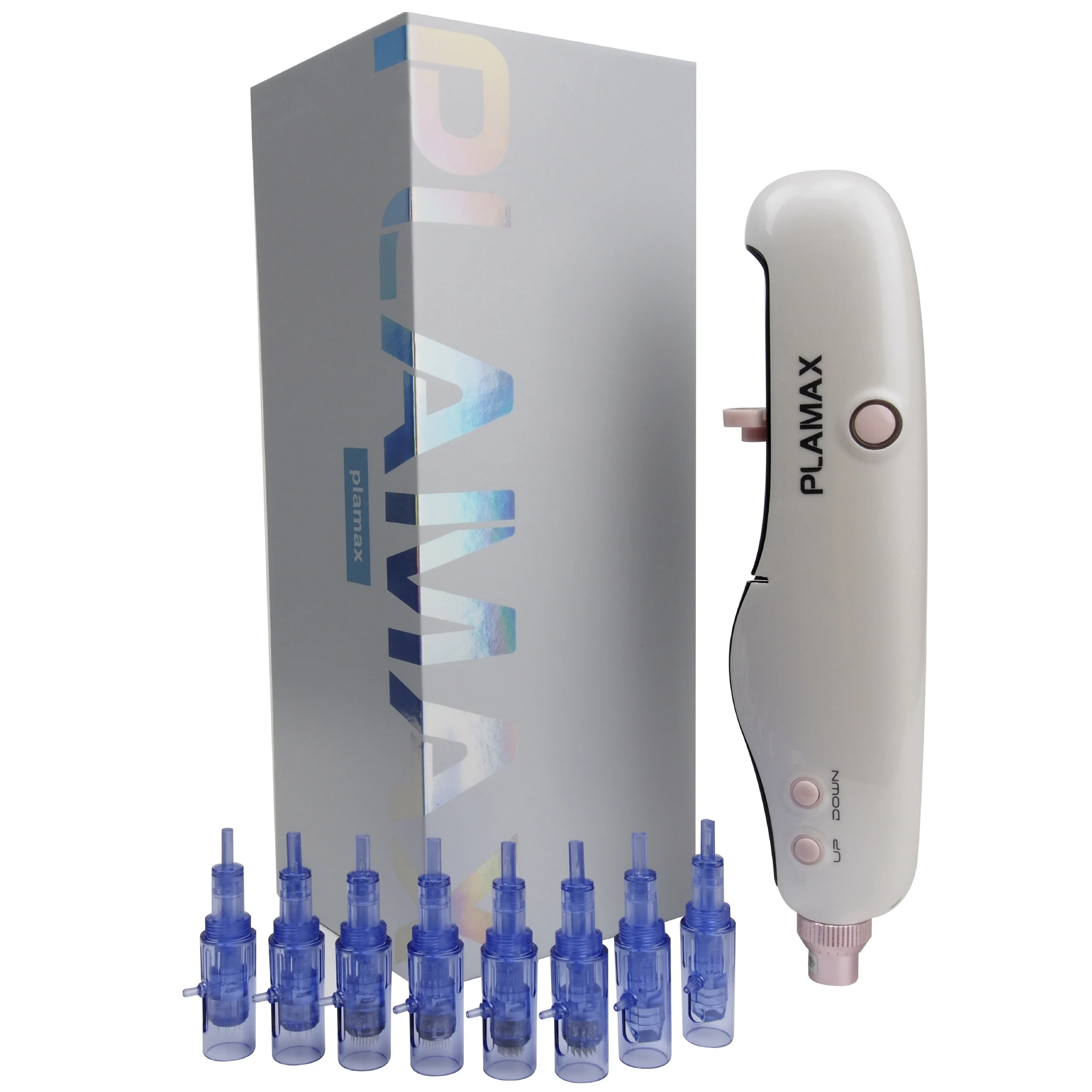 Plamax Derma Pen Hydra Water Mesotherapy Microneedling Auto Wireless Mesogun Facial Skin Care Machine With 10 pcs Cartridge