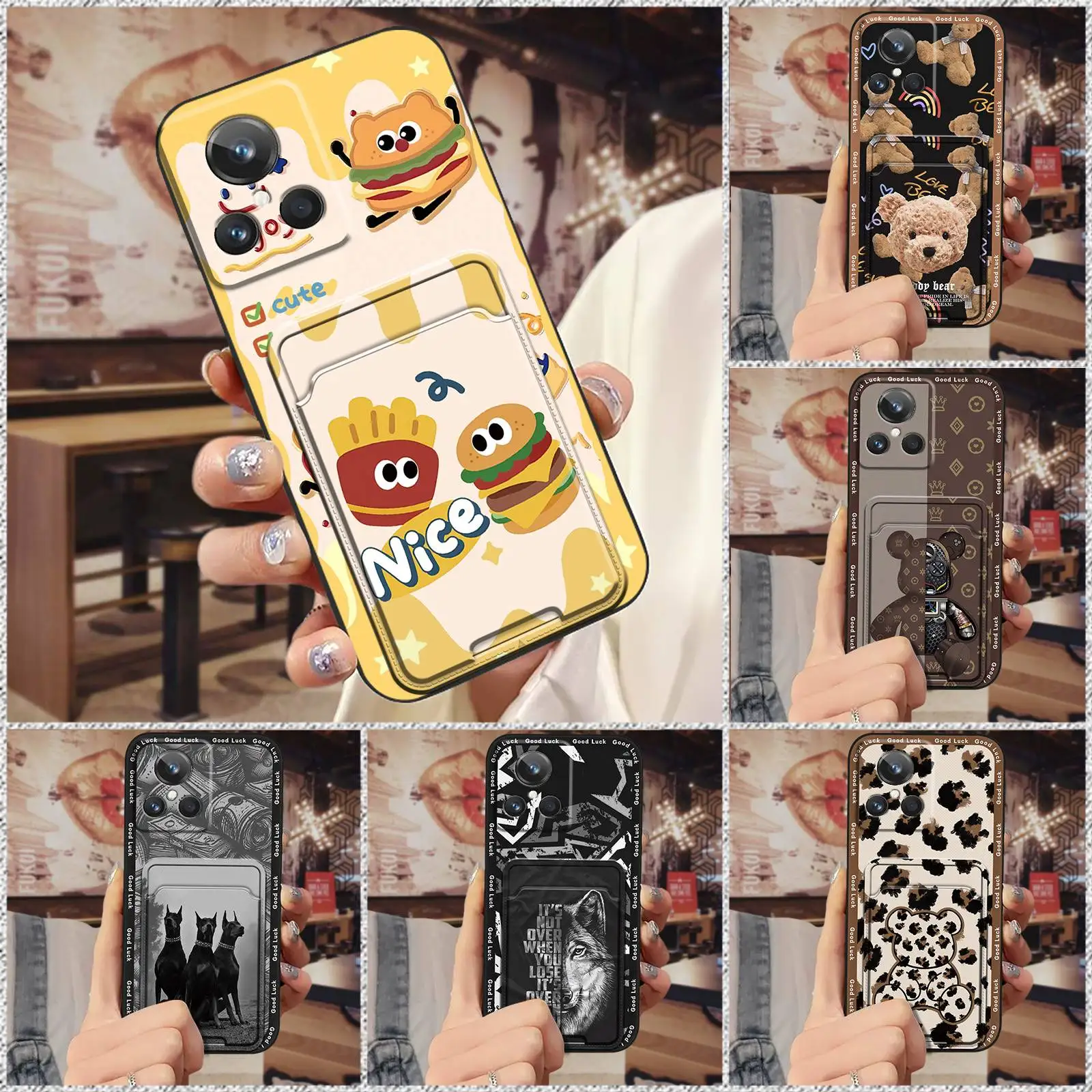 Прочный мягкий чехол для телефона OPPO Realme GT2 5G Explorer Master пылезащитный с рисунком