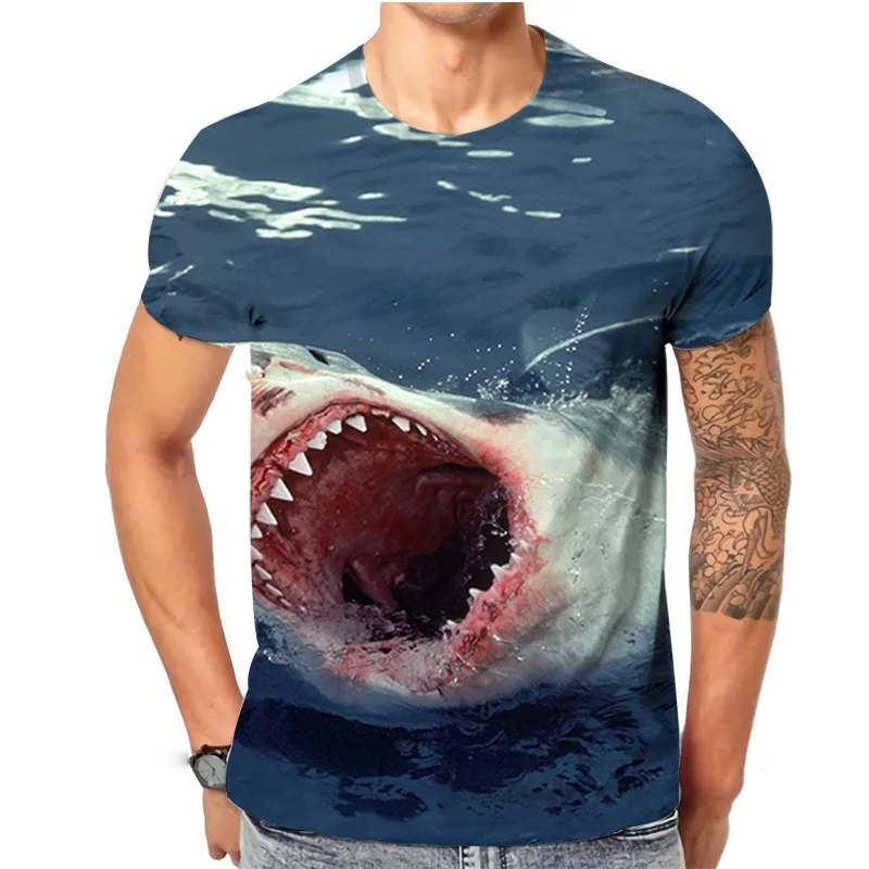 

2022 Summer 3D Funny Patterns Slim Hot Selling Best Selling Fit Male Oversized Clothing Printed Fashion Top Gentlemanlike