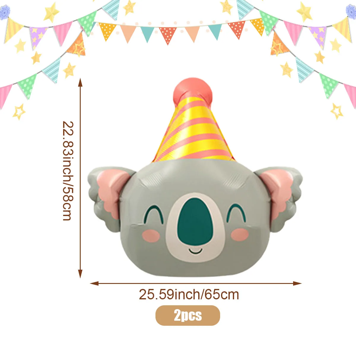 

Набор воздушных шаров с мультяшными животными