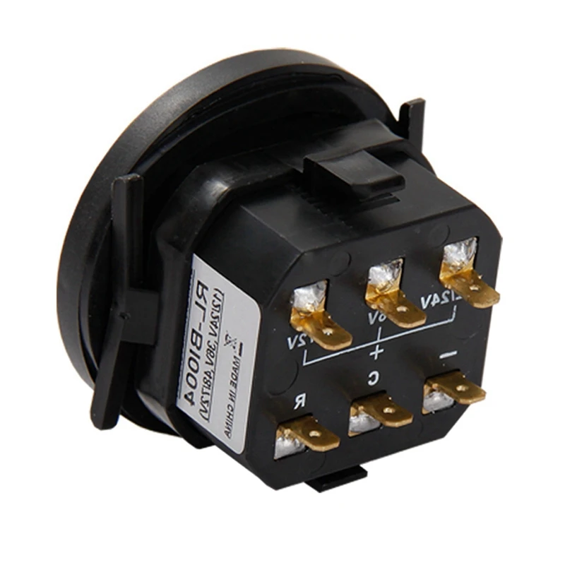 Круглый светодиодный индикатор заряда батареи погрузчик для лодки гольф-мобиля