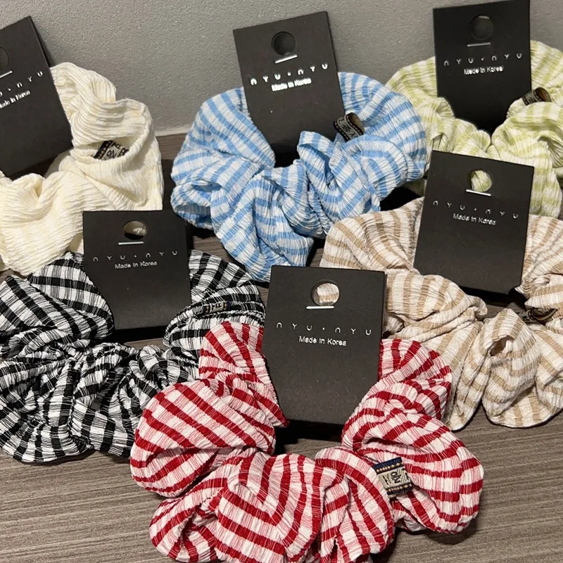 Резинка для волос в корейском ретро-стиле женская романтичная эластичная