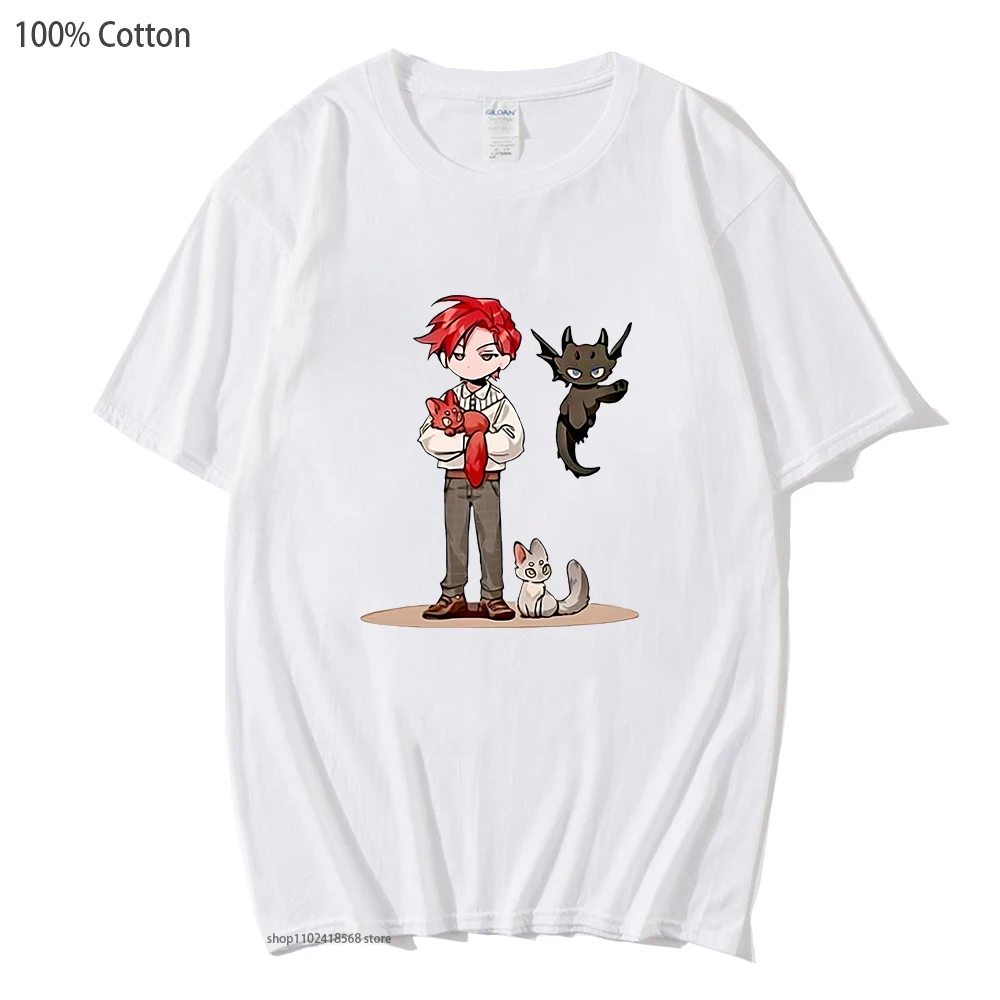 

Women tshirts Women Trash of The Counts Family Print t-shirts summer Manga Clothes Men Korean Fashion Pullovers Harajuku Tops