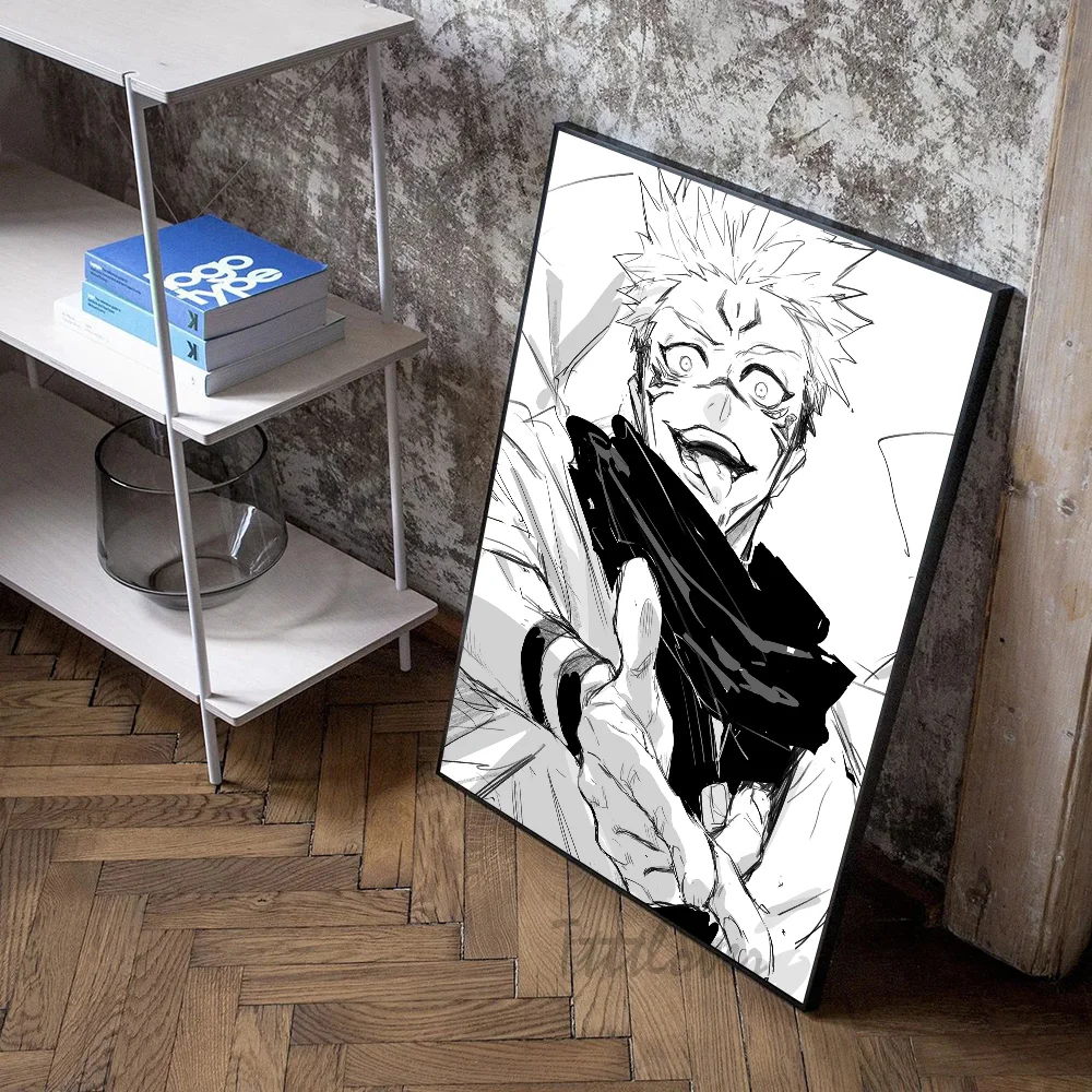 Аниме-плакаты юютсу Райзен сукуна наклейки декор для игровой комнаты подарки