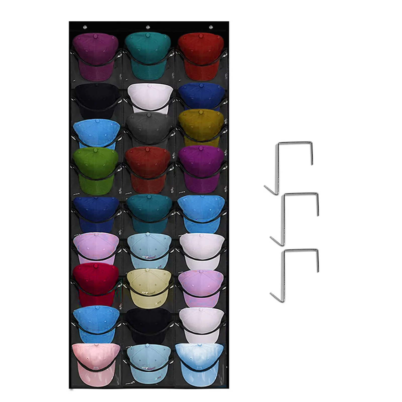 

Стойка-органайзер для шляп, 27 карманов