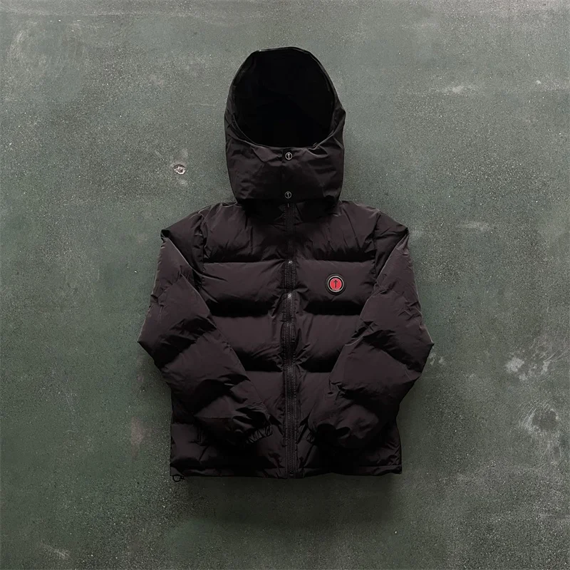 

In Stock Embroidered Trapstar Jacket High Street Fashion Trapstar Coats Men Winter London Puffer Trapstar London Jacket Red