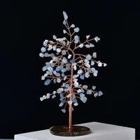 natural amethyst rose quartz aquamarine tree of life rock mineral location theory reiki healing decora hometion gifts decoration