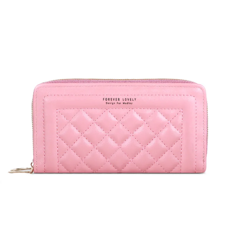 New Long Women's Wallet Female Purses Tassel Coin Purses Card Holder Wallets Double Zipper Leather Clutch Luxury Money Phone Bag